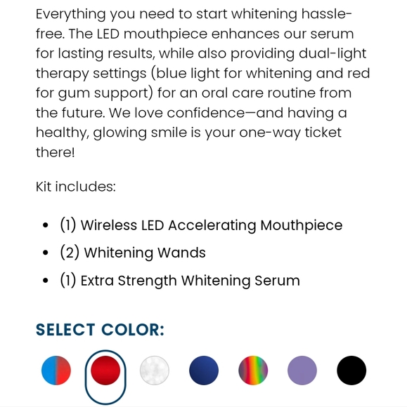 All-in-1! NIB Wireless Teeth Whitening System - Picture 2 of 7